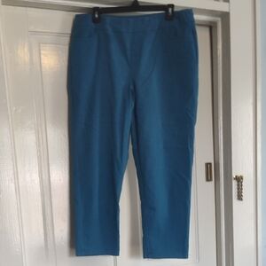 Southern Lady Vibrant Blue Pants - Size 14P